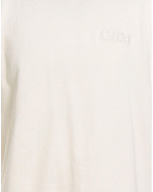 Amiri White T-Shirt Cotton, Elastane for men