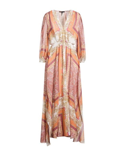 Maje Pink Maxi Dress Polyester