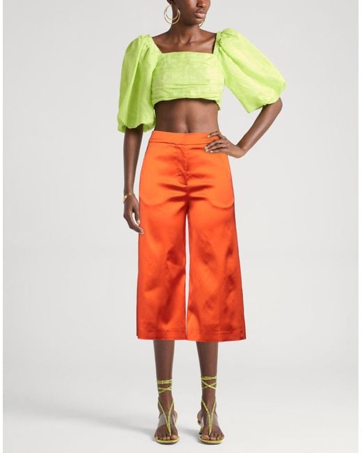 Semicouture Orange Trouser