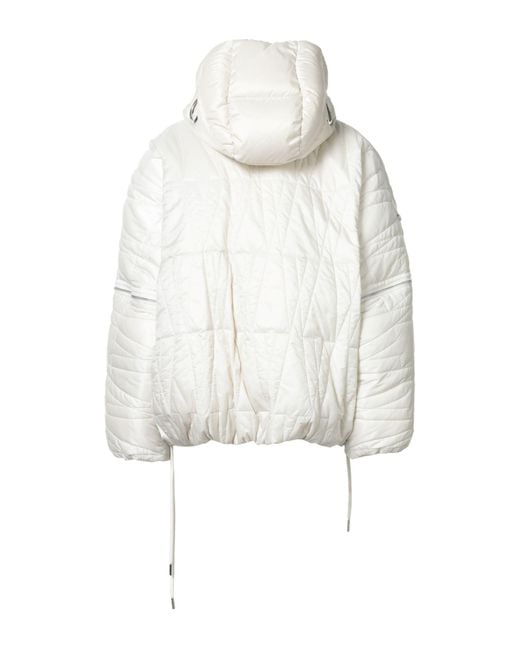 Moncler White Puffers