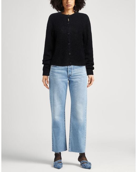 Kaos Black Cardigan Acrylic, Polyamide, Wool, Mohair Wool, Elastane