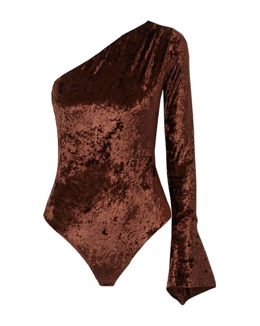 Alix Brown Bodysuit Polyamide, Polyester, Elastane