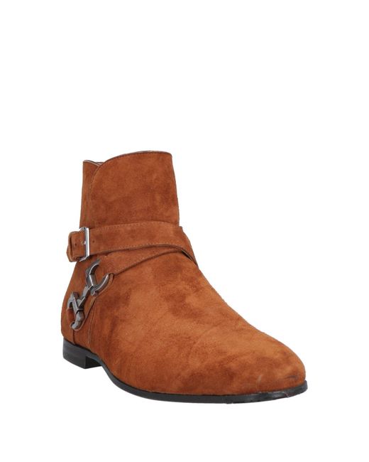 Ferragamo Brown Ankle Boots for men