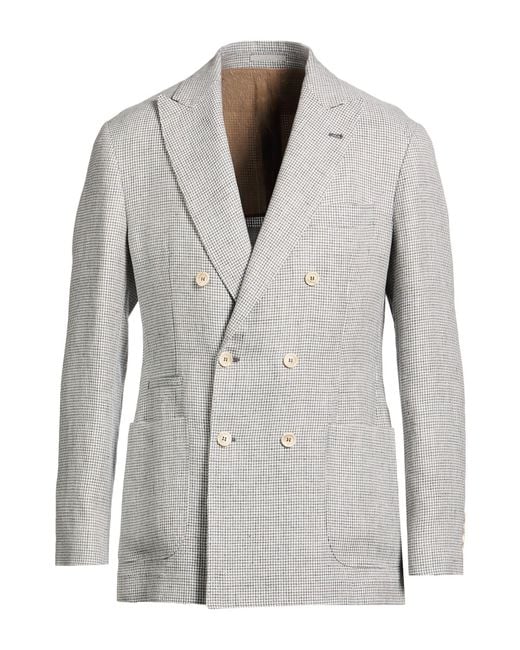 Brunello Cucinelli Gray Blazer for men