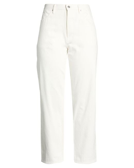 Jil Sander White Jeans Cotton