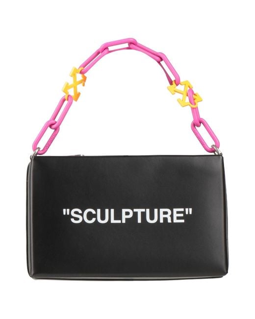 Off-White c/o Virgil Abloh Black Offblock Clutch Lambskin Leather