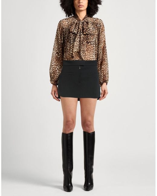 Courreges Black Mini Skirt