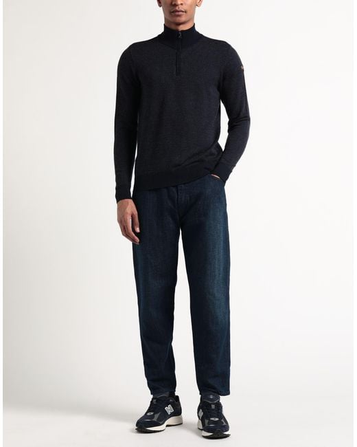 Paul & Shark Blue Turtleneck for men