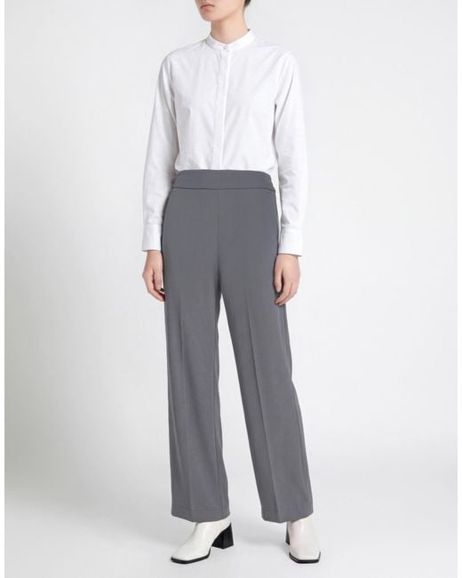 ViCOLO Gray Pants Polyester, Elastane