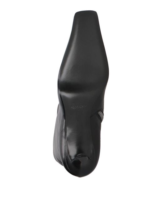 Jil Sander Black Boot Leather