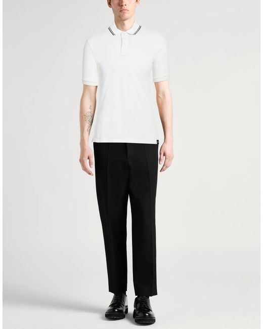 Aspesi White Polo Shirt Cotton for men