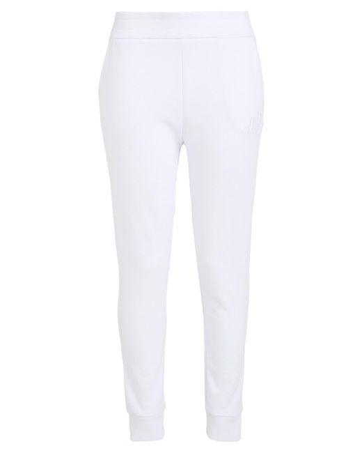 ARMANI EXCHANGE White Pants Cotton, Polyester, Elastane