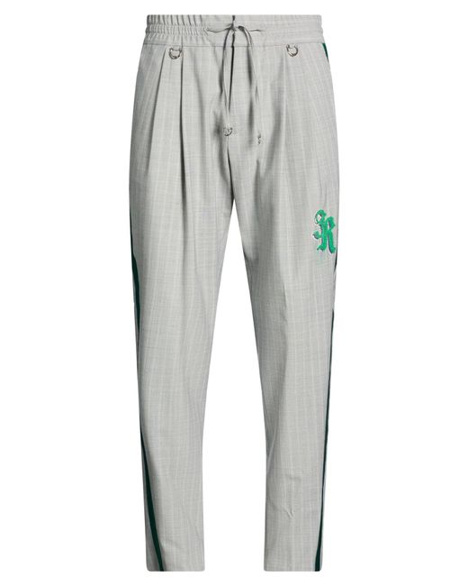John Richmond Gray Pants Polyester, Virgin Wool, Elastane for men