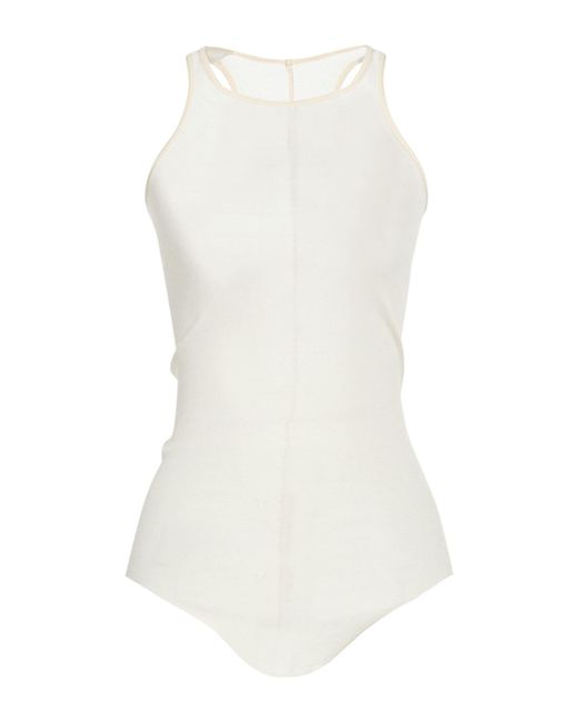 Rick Owens White Tank Top