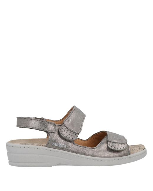 Mobils Sandals in Grey (Gray) | Lyst