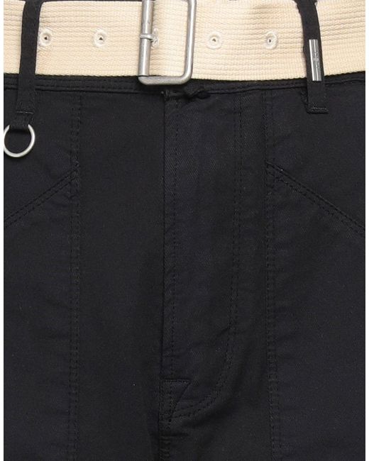 High Blue Pants Cotton, Elastane, Linen