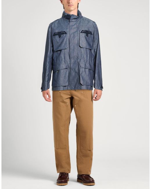 Sease Blue Jacket Linen for men