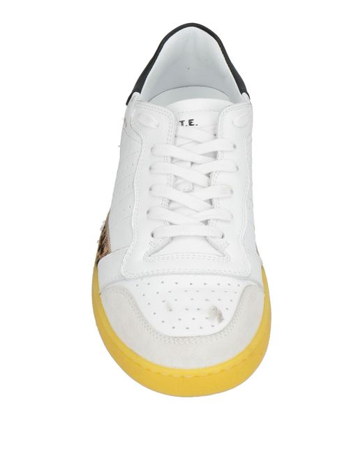 Date Metallic Sneakers Leather