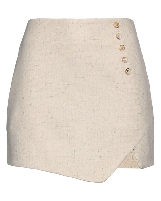 THE GARMENT Natural Mini Skirt