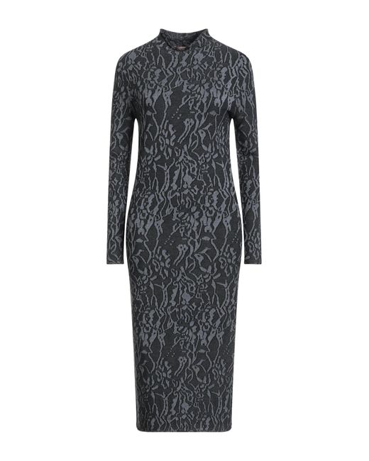 Twinset Gray Midi Dress