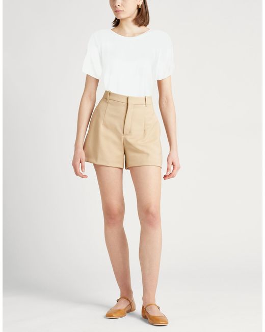 Sandro Ferrone White Top Viscose, Elastane, Polyester