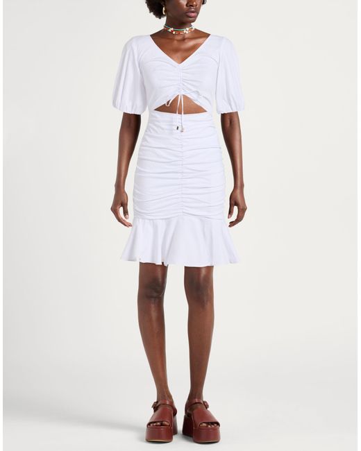 Pinko White Mini Dresses
