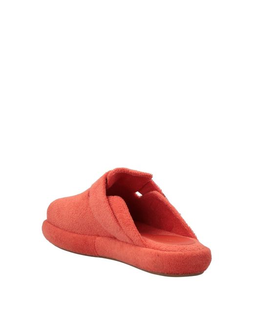 ILIO SMERALDO X THE FRAKIE SHOP Red Mules & Clogs