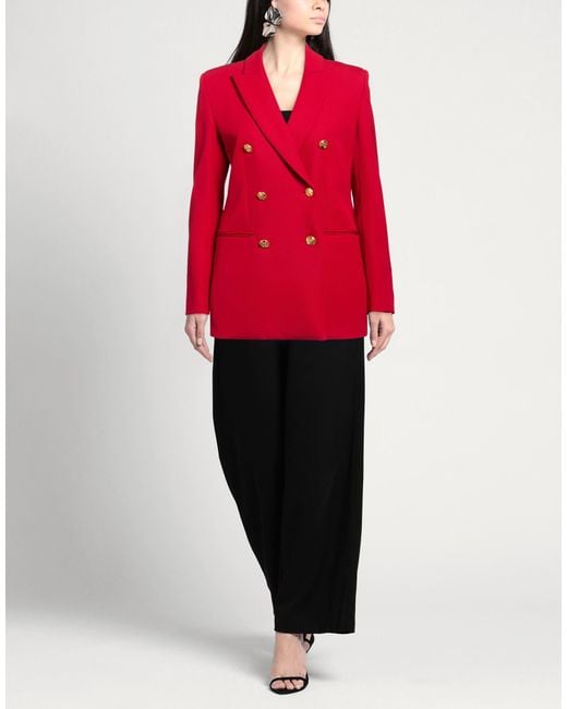 Seafarer Red Blazer Virgin Wool, Elastane