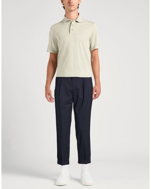 Paoloni Blue Pants for men