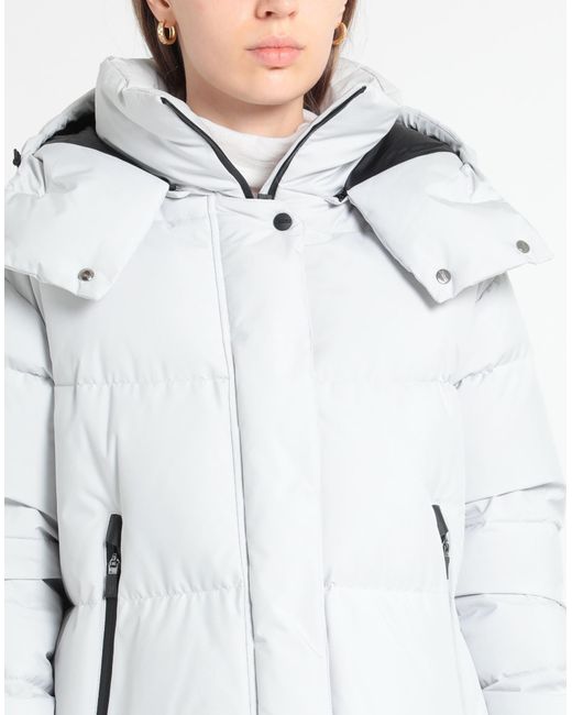 Herno White Laminar Light Puffer Polyester, Gore-Tex