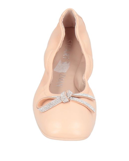 Stuart Weitzman Pink Ballet Flats Leather