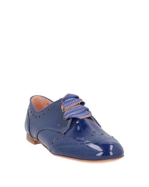 Studio Pollini Blue Lace-up Shoes