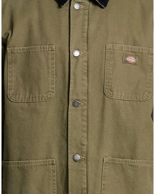 Dickies Green Jacket Cotton for men
