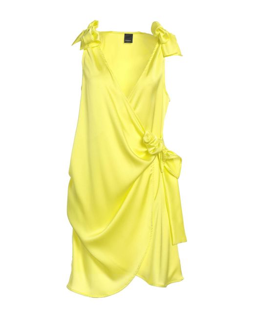 Vestito Corto di Pinko in Yellow