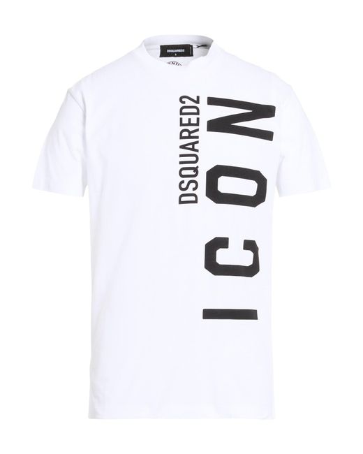 DSquared² White T-Shirt Cotton for men