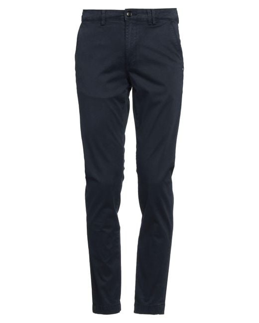 Liu Jo Blue Pants Cotton, Elastane for men