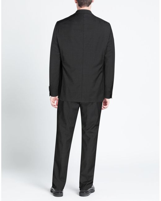 Angelo Nardelli Black Suit for men