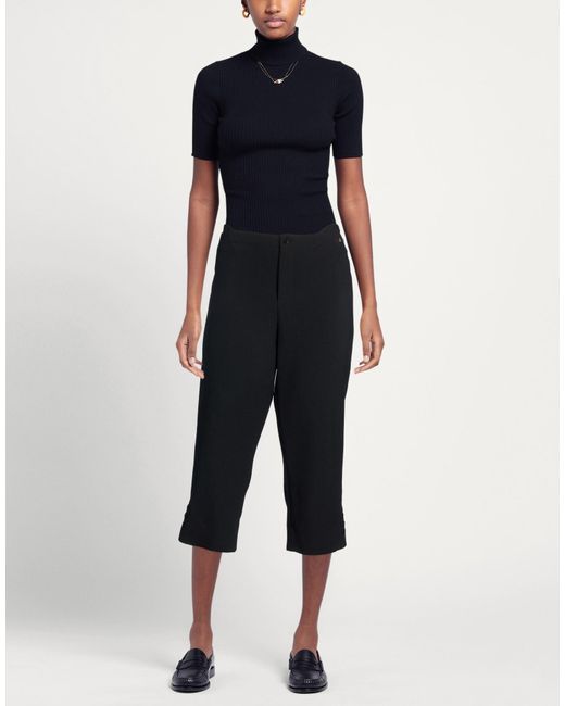 Victoria Beckham Blue Pants Polyester, Virgin Wool, Polyamide, Elastane