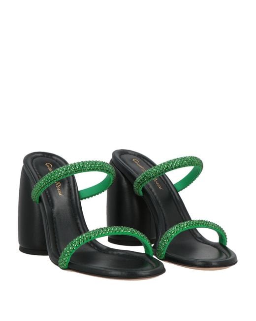Gianvito Rossi Green Sandals