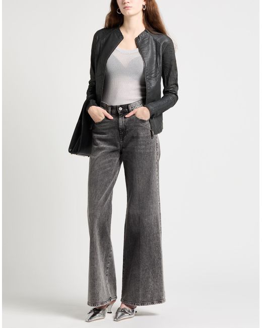 Transit Gray Par-Such Jacket Lambskin, Virgin Wool, Polyamide, Elastane