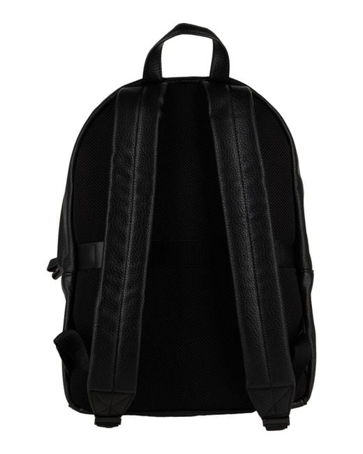 ARMANI EXCHANGE Black Backpack Polyester, Polyurethane