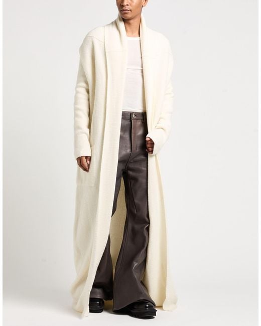 Rick Owens Natural Cardigan for men