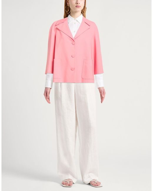 Manila Grace Pink Blazer Viscose, Polyamide, Elastane