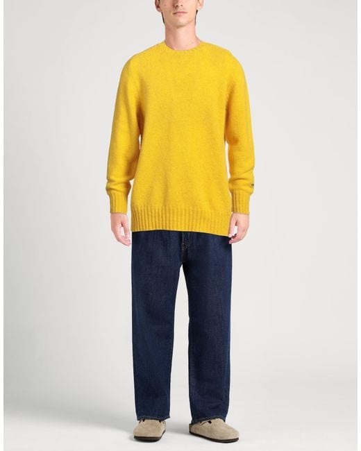 Doppiaa Yellow Jumper for men