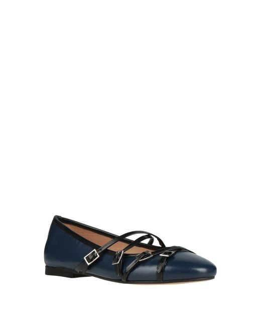 Divine Follie Blue Ballet Flats