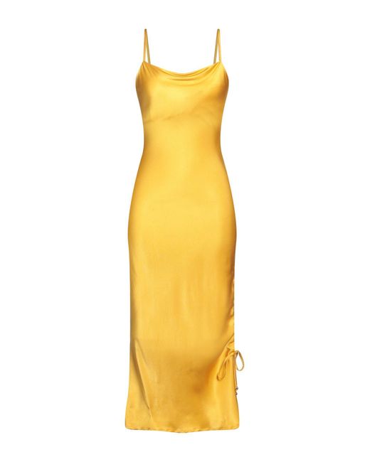 Pinko Yellow Maxi Dress