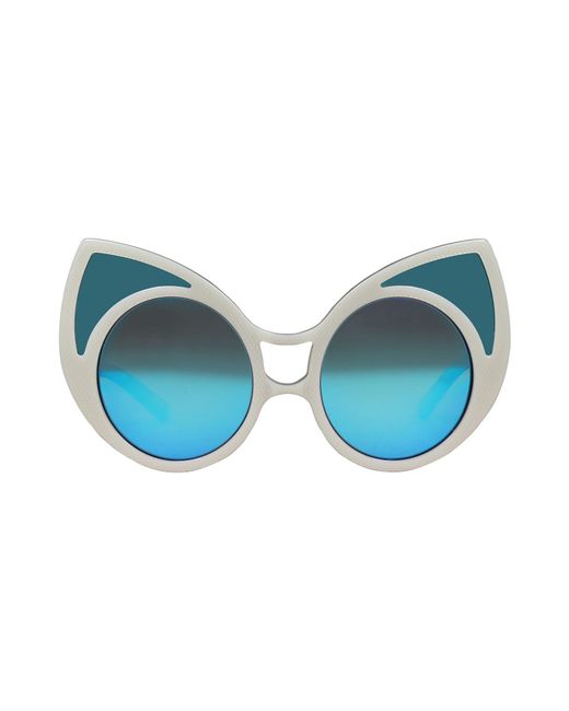 Linda Farrow Blue Sunglasses