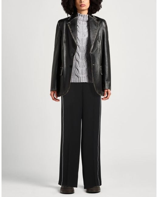Caractere Black Pants Polyester