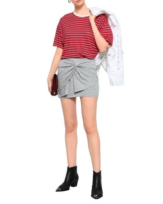 IRO Red T-Shirt Linen
