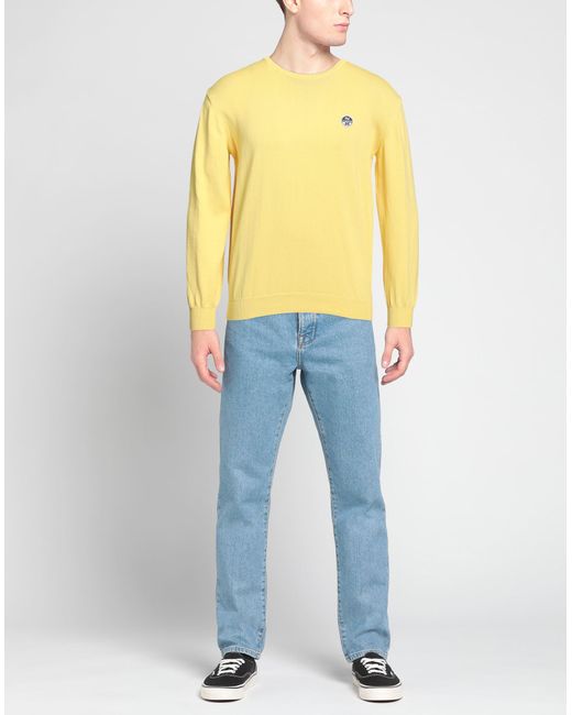 North Sails Yellow Sweater for men